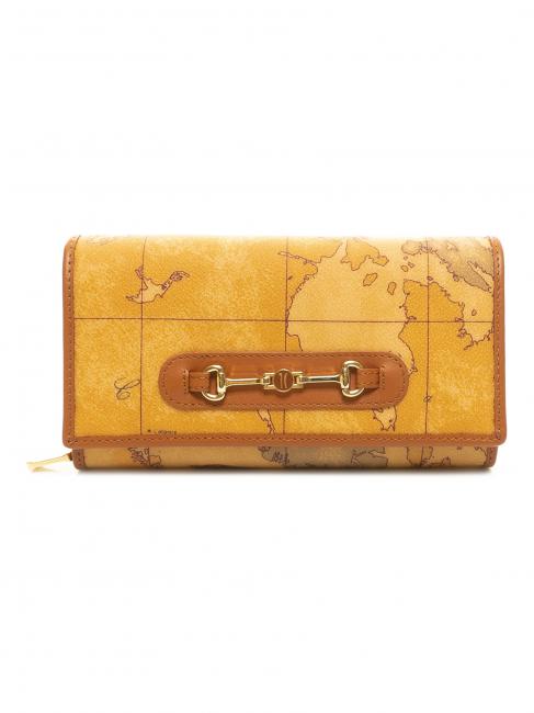 ALVIERO MARTINI PRIMA CLASSE GEO CLASSIC Portafoglio grande con patta NATURALE - Portafogli Donna