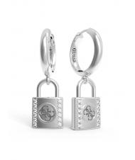 GUESS 4G PADLOCK HUGGIES Orecchini SILVER - Orecchini - 1