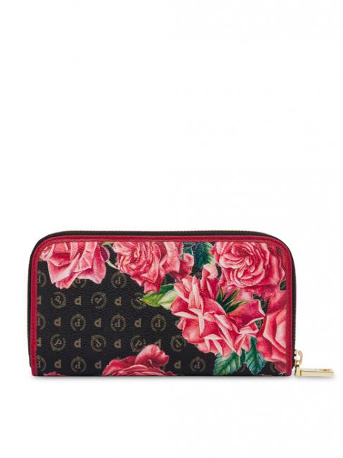 POLLINI HERITAGE MY AMOR Portafoglio grande zip around Nero - Portafogli Donna