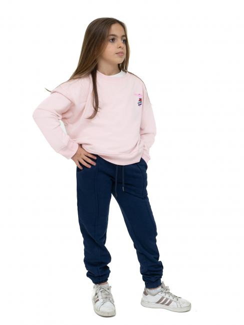 TRUSSARDI KAMAZO Set felpa e pantalone pink powder - Tute bambini