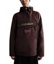 NAPAPIJRI RAINFOREST WINTER 3 Giacca impermeabile con cappuccio burgundy fudge - Giacche Uomo - 1