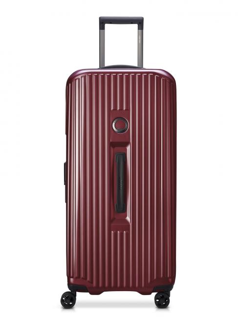 DELSEY SECURITIME Zip Trolley Extra Large ROSSO - Trolley Rigidi