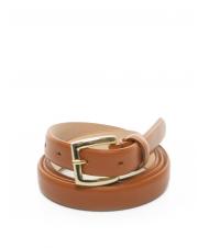 LESAC Cintura sottile in pelle liscia  - Cinture