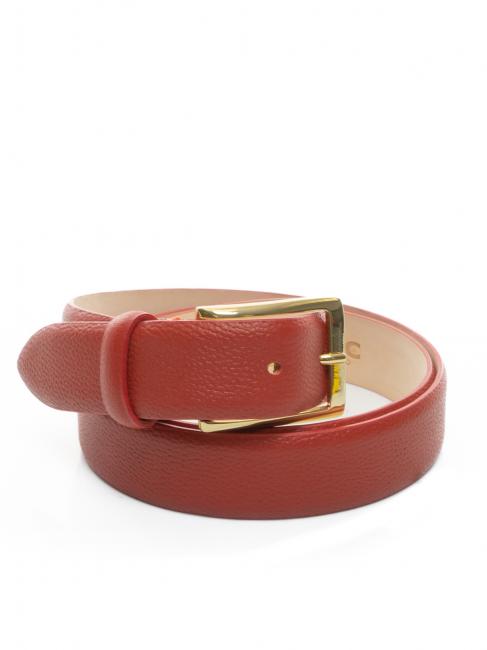 LESAC Cintura in pelle palmellata  tomato - Cinture