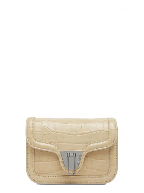 COCCINELLE MARVIN TWIST Croco Shiny Soft Mini Bag in pelle silk - Borse Donna