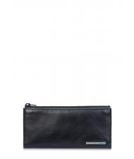 PIQUADRO BLUE SQUARE Portachiavi astuccio in pelle - Portachiavi