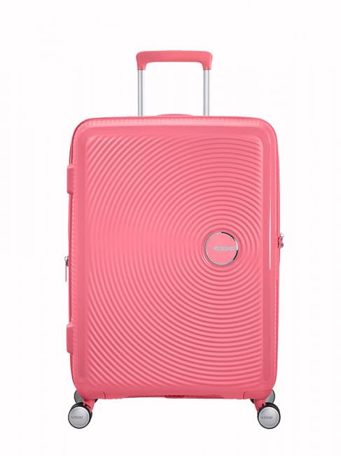AMERICAN TOURISTER SOUNDBOX SPINNER Trolley medio, espandibile sun kissed coral - Trolley Rigidi