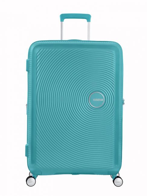 AMERICAN TOURISTER SOUNDBOX Trolley grande espandibile turquoise tonic - Trolley Rigidi