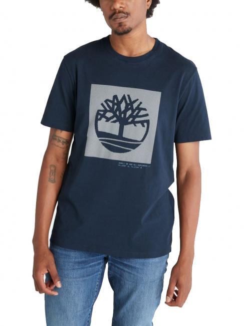 TIMBERLAND GRAPHIC T-shirt con grafica Tree dark sapphire - T-shirt Uomo