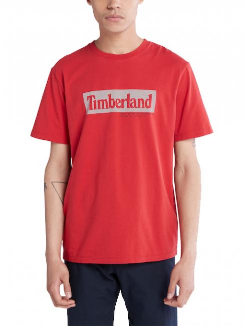 TIMBERLAND BRAND CARRIER T-shirt con grafica stampata scarlet sage - T-shirt Uomo