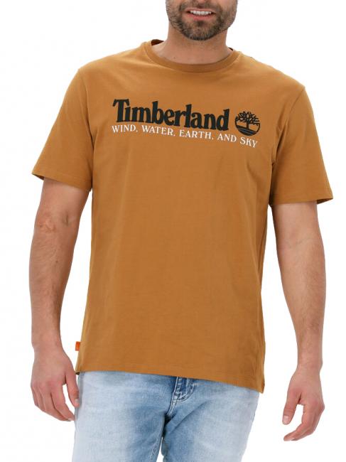 TIMBERLAND WWES T-Shirt in cotone wheat boot - T-shirt Uomo