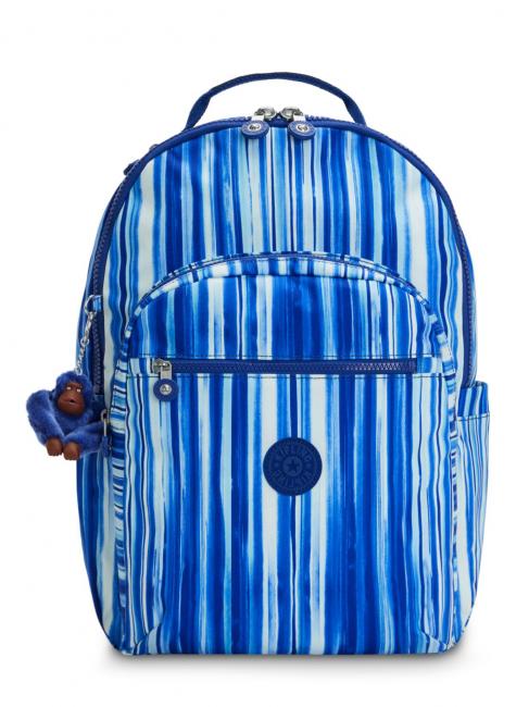 KIPLING SEOUL KIDS Zaino porta pc 15" regal stripes - Zaini Scuola & Tempo Libero
