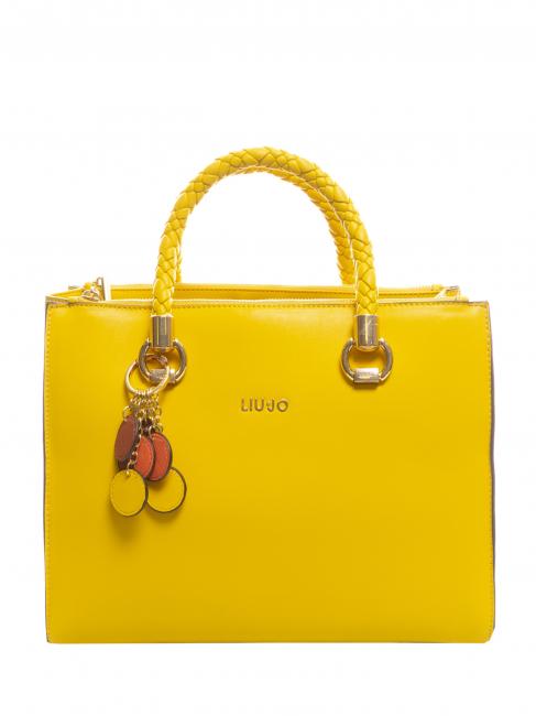 LIUJO MANHATTAN L Hand bag con tracolla dark gold - Borse Donna