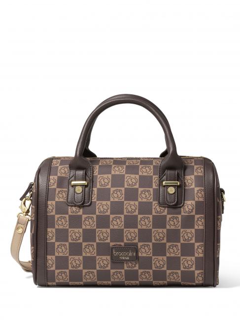 BRACCIALINI MONORANGE Borsa bauletto con tracolla marrone - Borse Donna