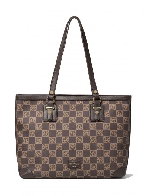 BRACCIALINI MONORANGE Borsa shopper a spalla marrone - Borse Donna
