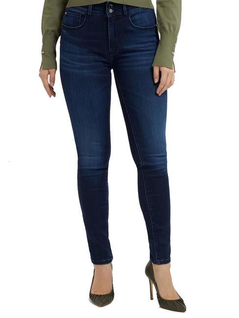 GUESS ANNETTE FOLDED Jeans skinny warm ocean - Jeans Donna
