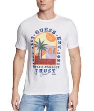 GUESS PALM WINDOW T-shirt con stampa - T-shirt Uomo
