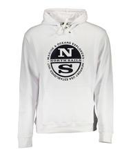 NORTH SAILS NEWPORT USA EST Felpa con cappuccio e tasca bianco - Felpe Uomo - 1