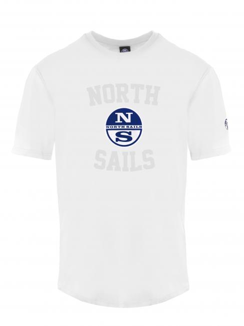 NORTH SAILS NS T-shirt in cotone bianco - T-shirt Uomo
