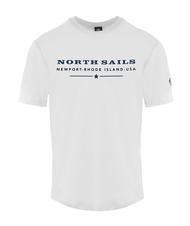 NORTH SAILS NEWPORT - RHODE ISLAND T-shirt in cotone bianco - T-shirt Uomo - 1