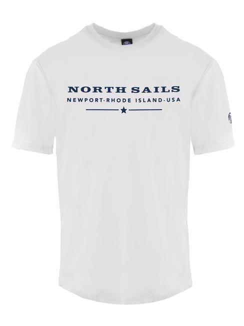 NORTH SAILS NEWPORT - RHODE ISLAND T-shirt in cotone bianco - T-shirt Uomo