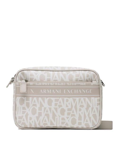 ARMANI EXCHANGE   Camera bag stampa logata aura/white - Borse Donna