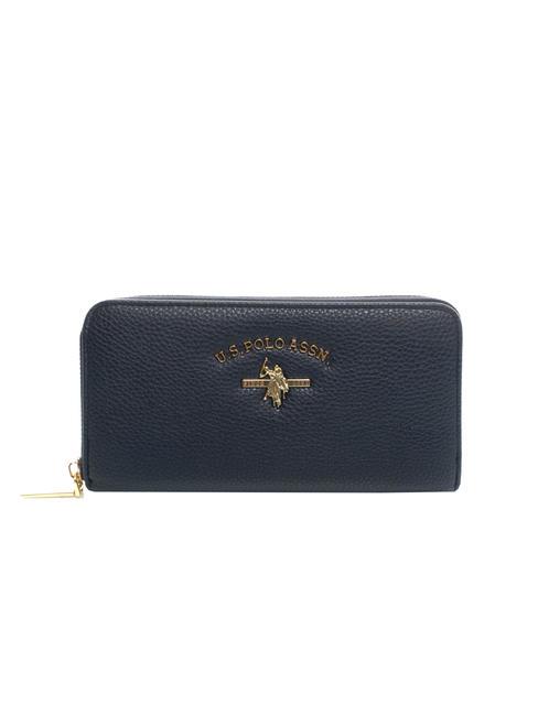 U.S. POLO ASSN. STANFORD Portafoglio Zip Around BLU NAVY - Portafogli Donna