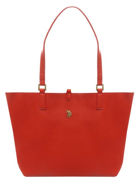U.S. POLO ASSN. NEW ROGERSVILLE Shopping Bag reversibile red - Borse Donna