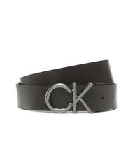 CALVIN KLEIN CK METAL BOMBE REV Cintura in pelle double face - Cinture