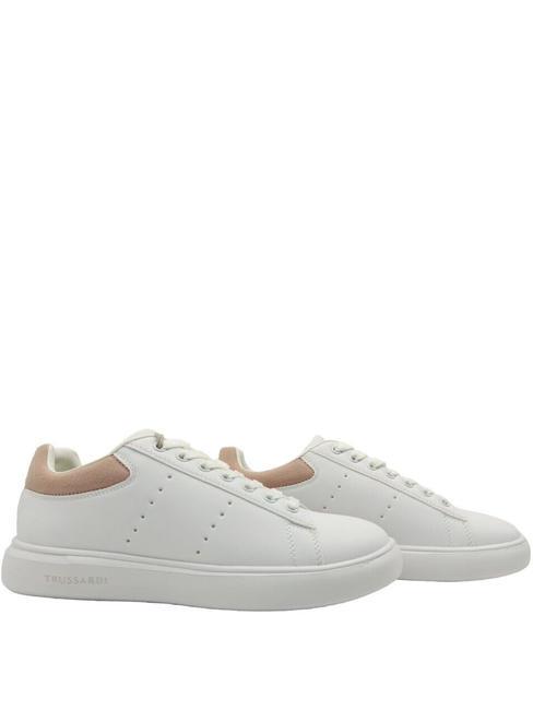 TRUSSARDI NEW YRAS Sneakers white/pink - Scarpe Donna
