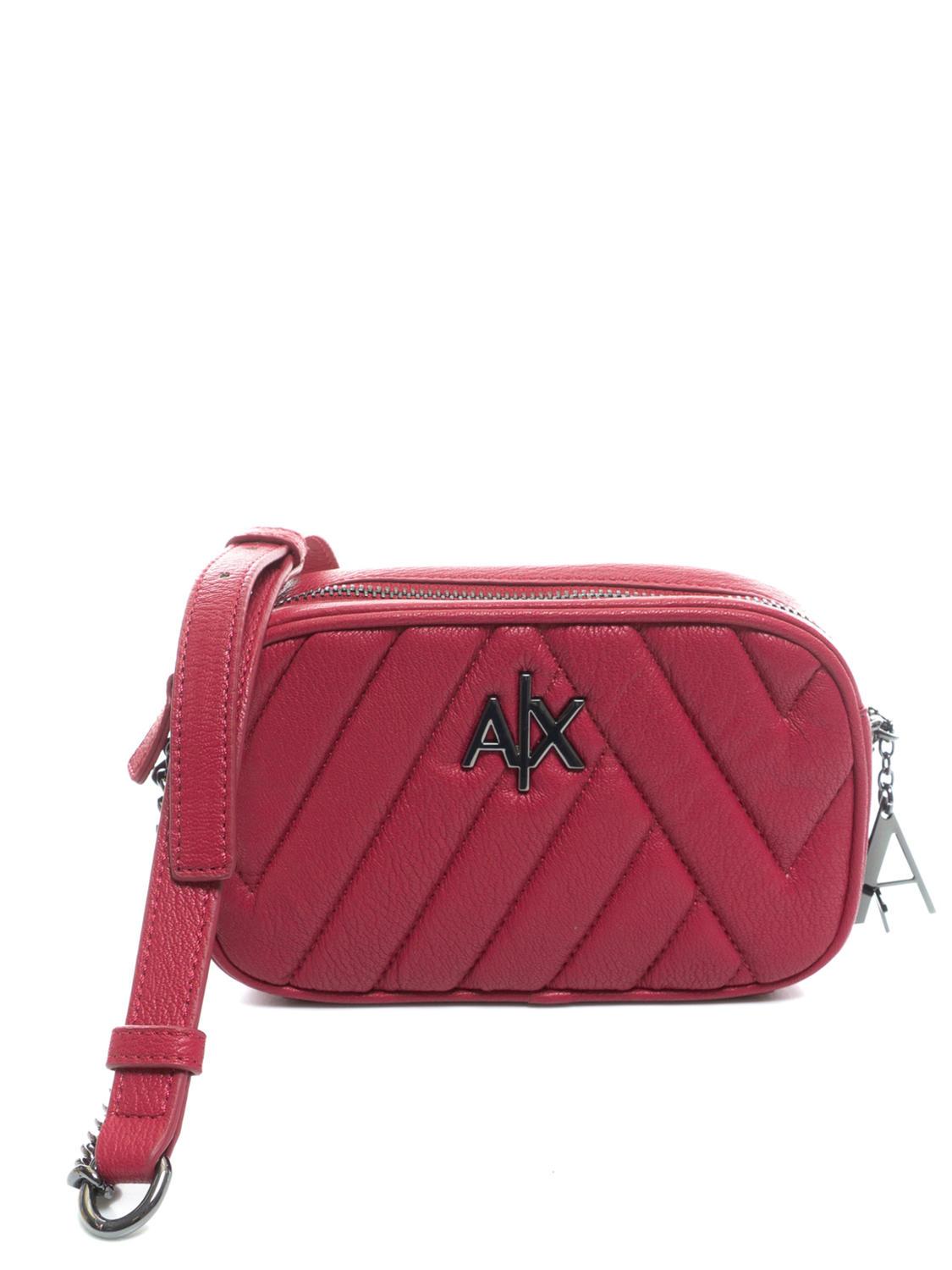 Armani Exchange Borsa Camera Case Trapuntata A Tracolla Bloom
