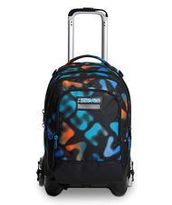 SEVEN MELT BOY JACK Zaino trolley sganciabile 3 ruote Nero - Zaini con carrello - 1