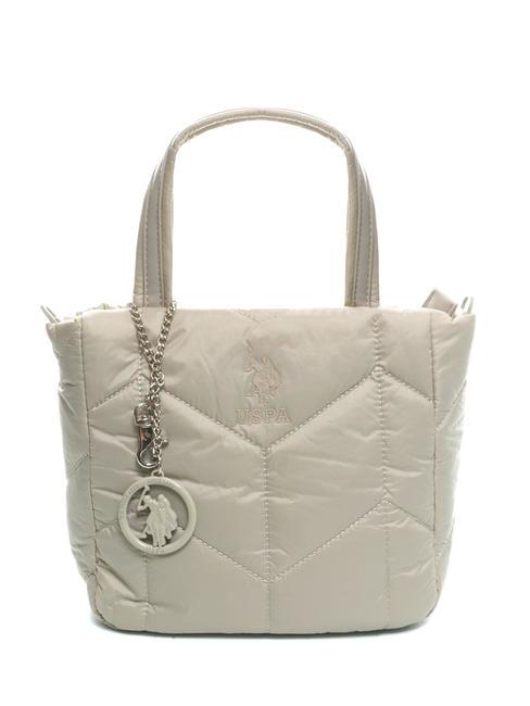 U.S. POLO ASSN. CAPE GIRADEAU Shopping bag quilty beige - Borse Donna