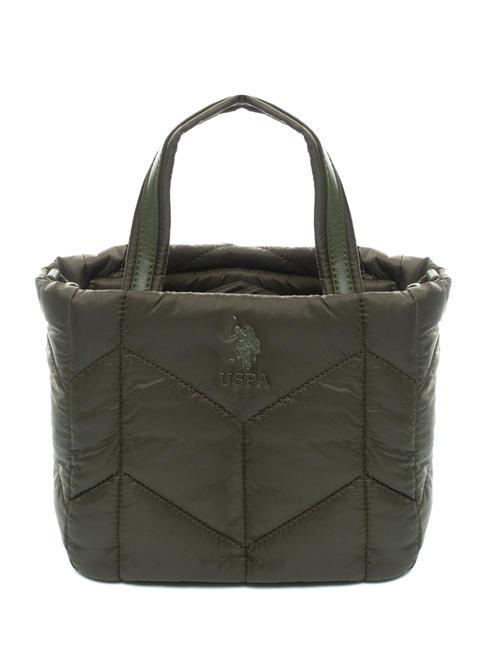 U.S. POLO ASSN. CAPE GIRADEAU Shopping bag quilty army/green - Borse Donna