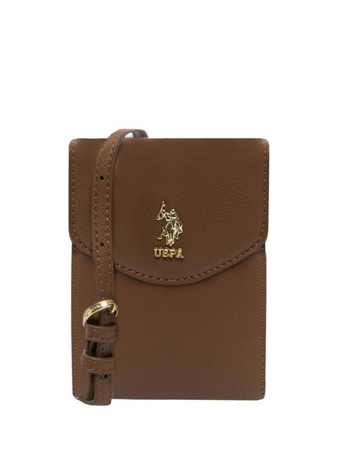 U.S. POLO ASSN. NEW JONES Borsa porta cellulare brown - Borse Donna