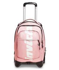 INVICTA LOGO NEW PLUG Zaino trolley sganciabile 2 ruote pale mauve - Zaini con carrello - 1