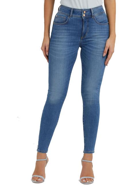 GUESS SHAPE UP Jeans skinny feather sky - Jeans Donna
