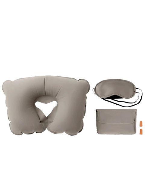 BASIC LESAC TRAVEL Set cuscino, maschera e tappi grey - Accessori Viaggio