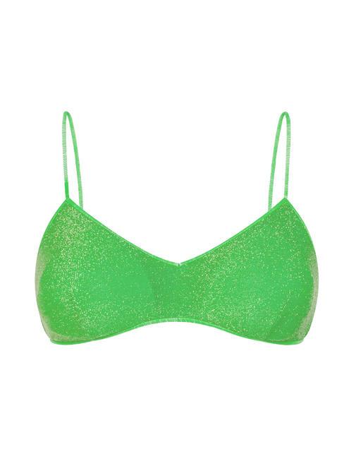 SUN68 LUREX Top bikini a V verde chiaro - Costumi da bagno Donna