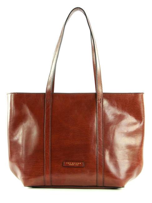THE BRIDGE VITTORIA Borsa shopping in pelle MARRONE - Borse Donna