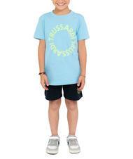 TRUSSARDI KUNIP Completo t-shirt e bermuda azure/blue - Tute bambini - 1