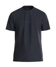 GUESS AIDY T-shirt scritta in tinta smartblue - T-shirt Uomo - 1