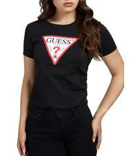 GUESS ORIGINAL LOGO T-shirt triangle - T-shirt e Top Donna