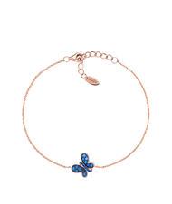 AMEN FARFALLE Bracciale zirconi blu e bianchi - Bracciali Donna