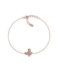 AMEN FARFALLE Bracciale zirconi blu e bianchi - Bracciali Donna