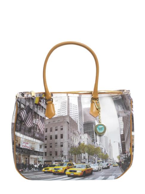 YNOT YESBAG Tote bag capiente new york street style - Borse Donna