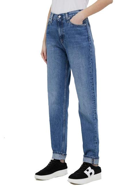 CALVIN KLEIN CK JEANS MOM Jeans a vita alta denim medium - Jeans Donna