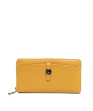 COCCINELLE DORA Portafoglio in pelle martellata apricot - Portafogli Donna - 1