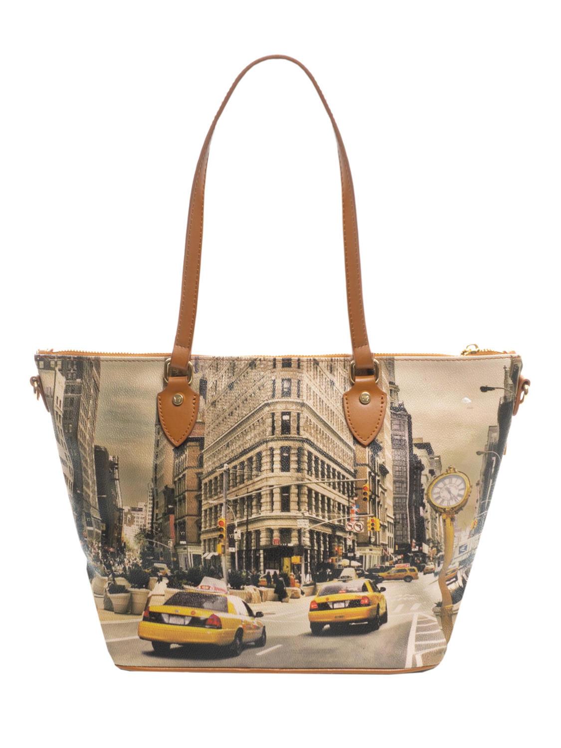 Ynot Yesbag Shopping Bag New YorkFifth Avenue Acquista A Prezzi Outlet!