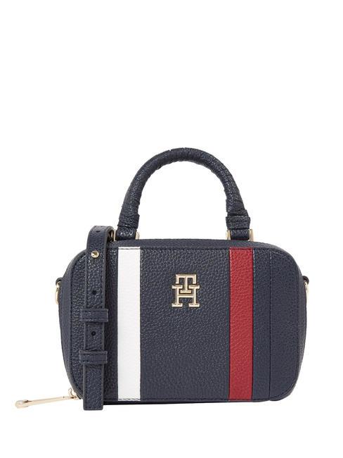 TOMMY HILFIGER TH EMBLEM Minibag con tracolla space blue - Borse Donna